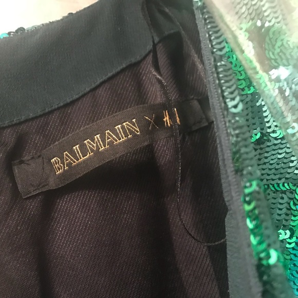 Balmain & HM dress💚 - Picture 6 of 7